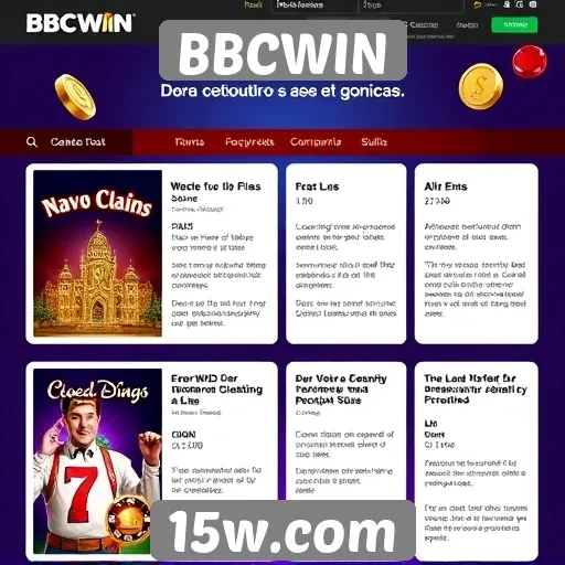 Análise de recursos exclusivos do site BBCWIN